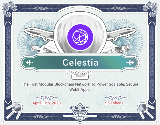 Celestia-packaged NFT #833